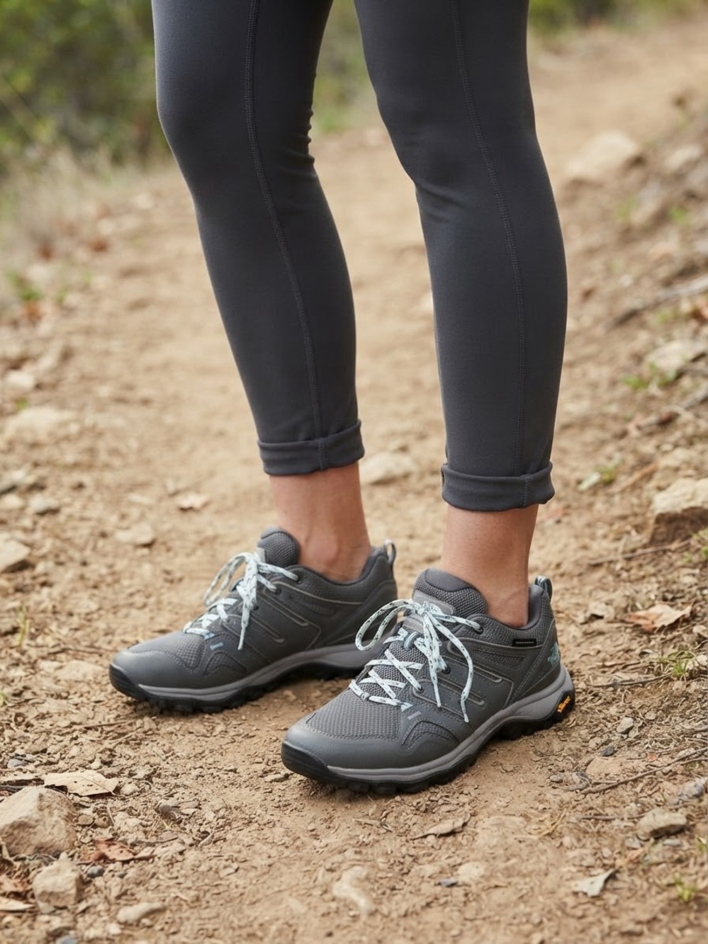 The North Face Women's Gray Trail Hiking Shoes